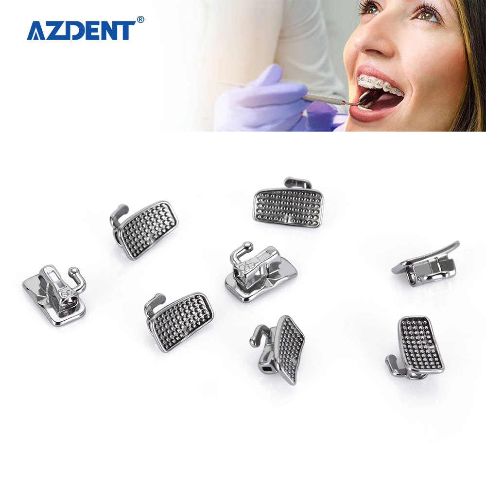 Azdent Orthodontic Single Bondable Dental Monoblock Buccal Tube 200PCS